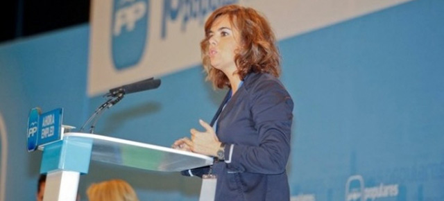 Soraya Sáenz de Santamaría, portavoz del GP en el Congreso