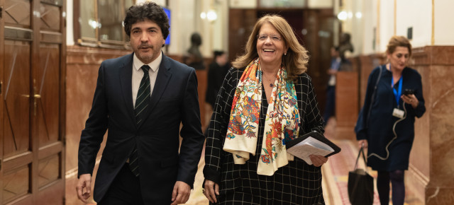 Los diputados del Partido Popular Elvira Rodríguez y Mario Garcés