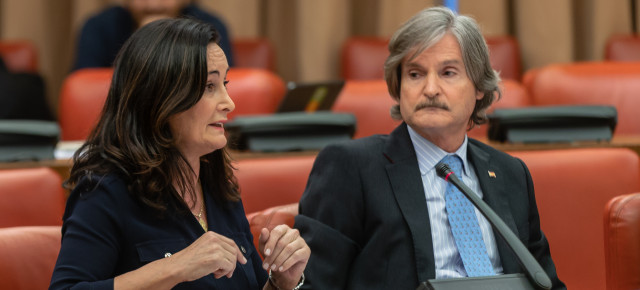 Los diputados del GPP, Edurne Uriarte y Jaime Mateu