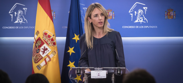 La portavoz del GPP en el Congreso de los Diputados, Cayetana Álvarez de Toledo