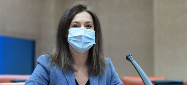 Valentina Martínez antes de su intervención.