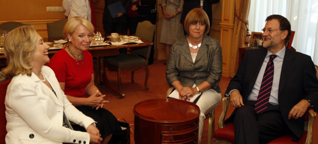 Mariano Rajoy se reúne con Hilary Clinton