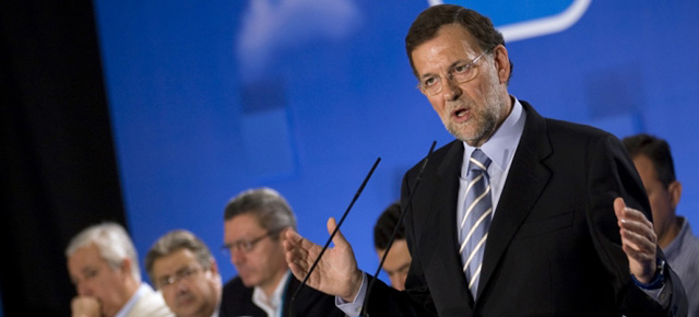 El presidente del Partido Popular, Mariano Rajoy