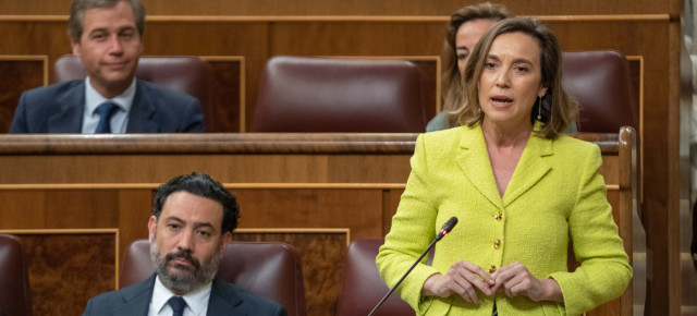 Cuca Gamarra hoy,  en su pregunta al presidente del Gobierno en la sesión de control en el Congreso