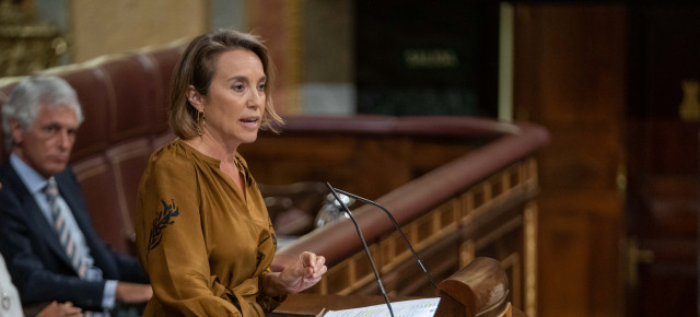 La secretaria del Partido Popular y portavoz en el Congreso, Cuca Gamarra