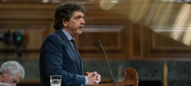 Mario Garcés en el Pleno del Congreso