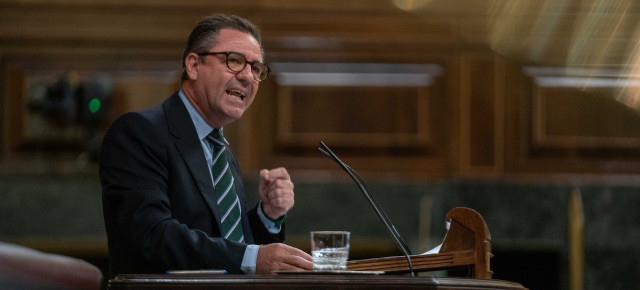 El diputado, Miguel Ángel Jerez Juan en el Congreso 