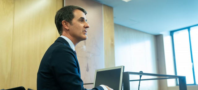 Pedro Navarro durante su intervención.