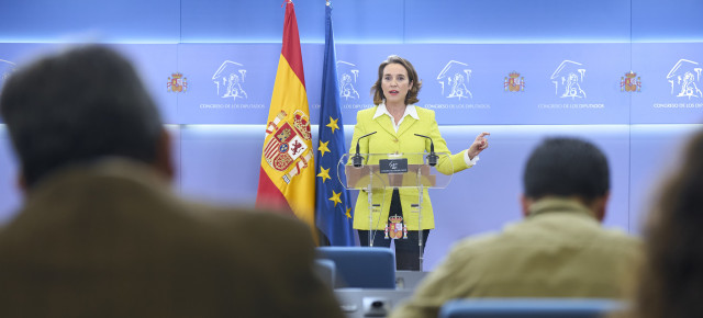 Cuca Gamarra, secretaria general del PP y portavoz del GPP en el Congreso