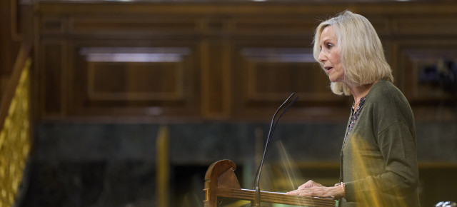 Marta González en el Congreso