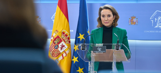 Cuca Gamarra en el Congreso de los Diputados