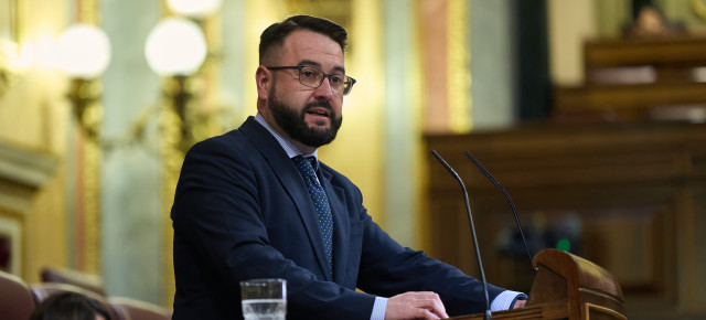 Javier Merino durante su intervención.