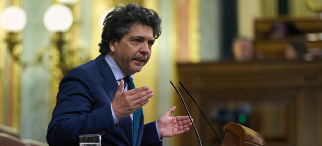 Mario Garcés en el Pleno del Congreso