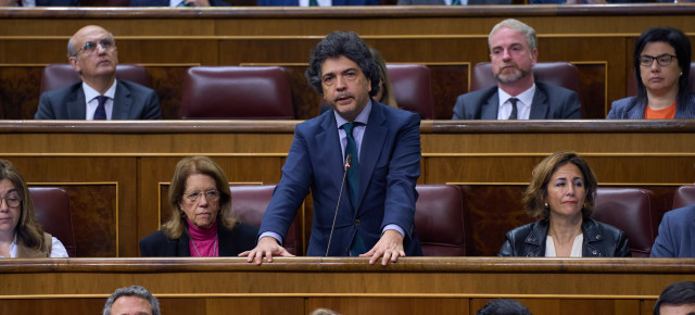 Mario Garcés en la sesión de control al Gobierno
