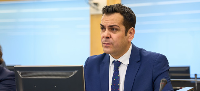 Juan Diego Requena durante su intervención.