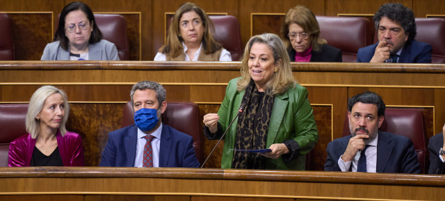 Macarena Montesinos durante su intervención.