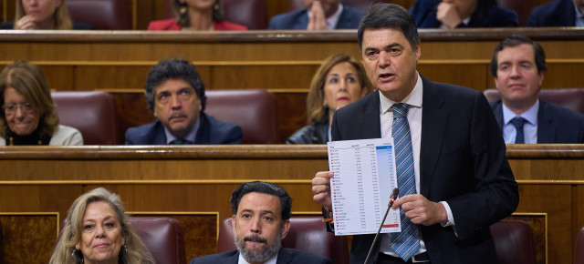 Carlos Rojas en la sesión de control al Gobierno en el Congreso