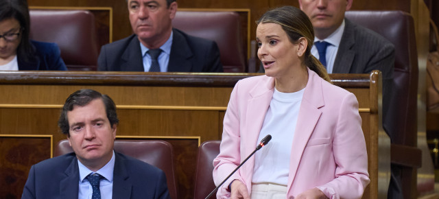Marga Prohens en la sesión de control al Gobierno