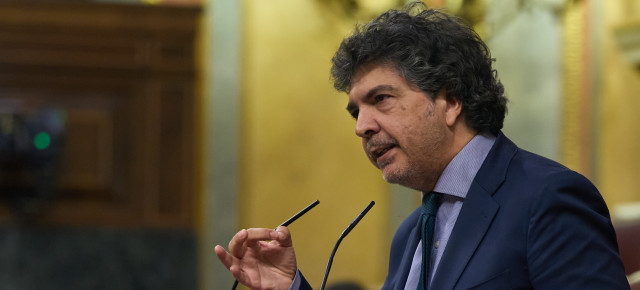 Mario Garcés en el Pleno del Congreso de los Diputados 