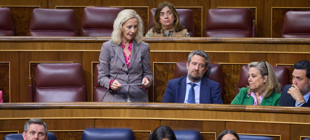 Marta González durante su intervención.