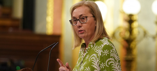 Teresa Angulo en e Pleno del Congreso