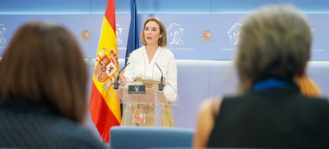 La secretaria general del PP y portavoz del GPP en el Congreso, Cuca Gamarra