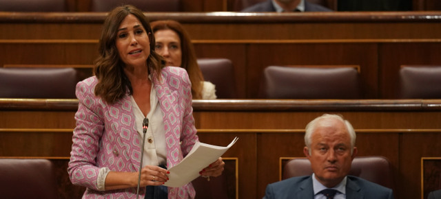 Rosa Romero en la sesión de control al Gobierno en el Congreso