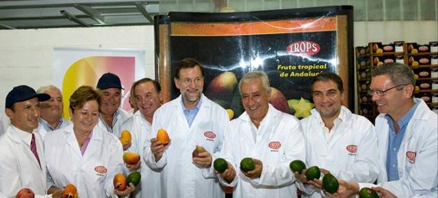 Mariano Rajoy visita la Cooperativa Agraria exportadora de frutas subtropicales TROPS