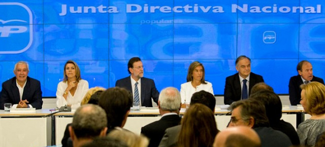 Mariano Rajoy presiden la Junta Directiva Nacional