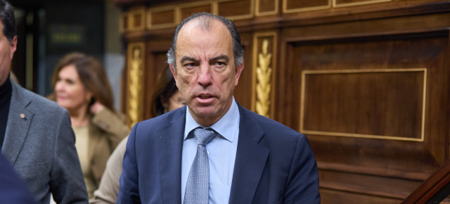 Carlos García Adanero, diputado del GPP y portavoz del partido en el Ayuntamiento de Pamplona