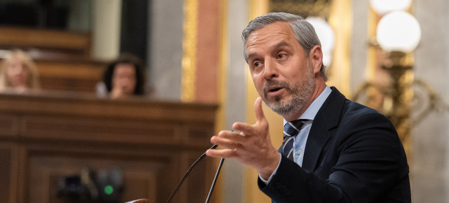 El vicesecretario de Economía del PP, Juan Bravo, en el Congreso