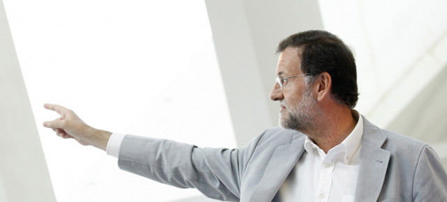 El presidente del Partido Popular, Mariano Rajoy