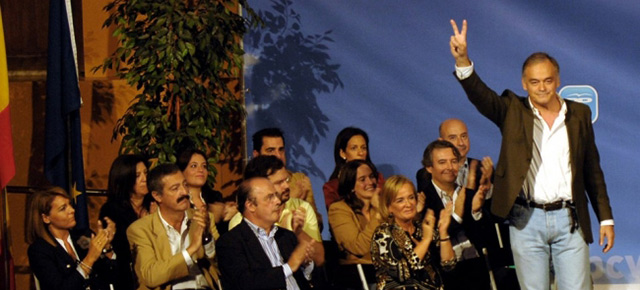 Esteban González Pons en la presentación de la candidatura del PP de Valencia