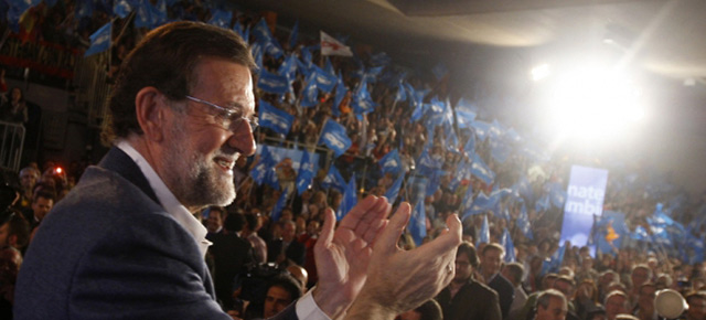 Mariano Rajoy durante un acto en Toledo