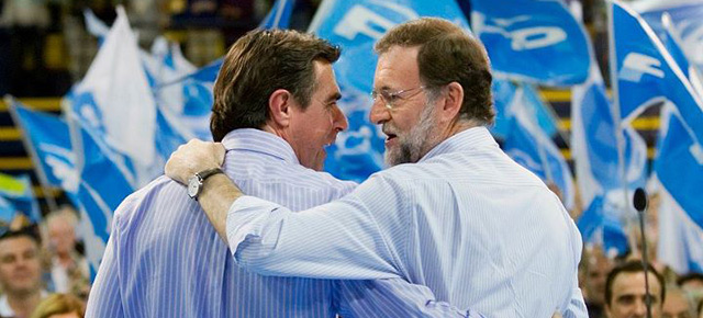 Mariano Rajoy en el mitin de Las Palmas de Gran Canaria