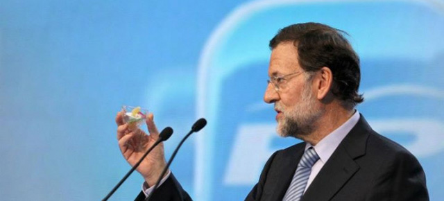 Mariano Rajoy en el mitin de Burgos