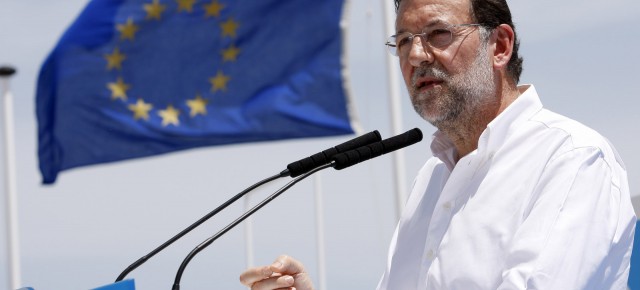 Mariano Rajoy durante su intervención en las Islas Baleares