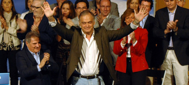 Esteban González Pons en la presentación de la candidatura del PP de Valencia