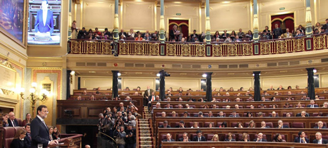 Intervención de Mariano Rajoy durante el debate de investidura