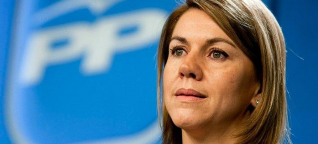 Maria Dolores de Cospedal valora en rueda de prensa el mensaje de S.M el Rey