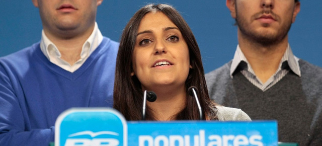 La presidenta de Nuevas Generaciones, Beatriz Jurado