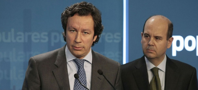 Rueda de prensa de Carlos Floriano y Ramón Moreno sobre los criterios de información política en TVE