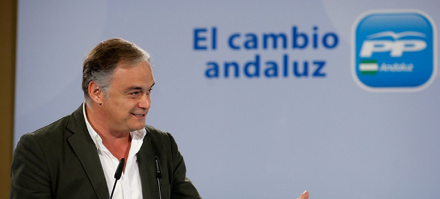 Esteban González Pons en la presentación del Programa Electoral del PP Andaluz