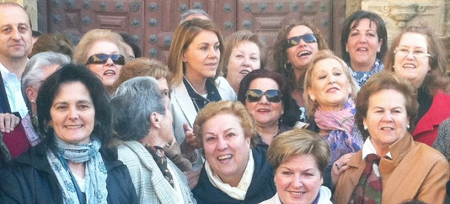 Mª Dolores de Cospedal visita Baeza (Jaén)