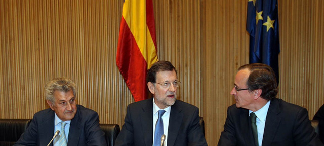 Mariano Rajoy preside la reunión del Grupo Popular en el Congreso