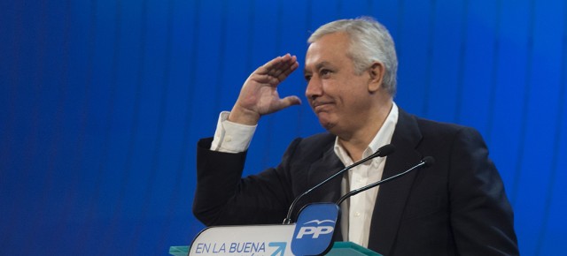 Javier Arenas en la Convención nacional del PP