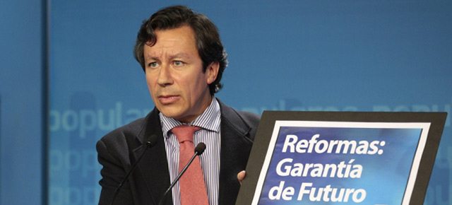El vicesecretario de Organización y Electoral, Carlos Floriano
