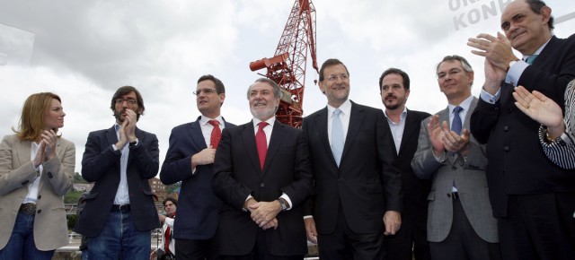 Mariano Rajoy mitin en Bilbao 27/05/09
