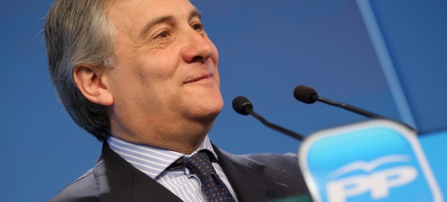 El presidente del Parlamento Europeo, Antonio Tajani