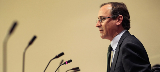 El portavoz del Grupo Popular en el Congreso, Alfonso Alonso